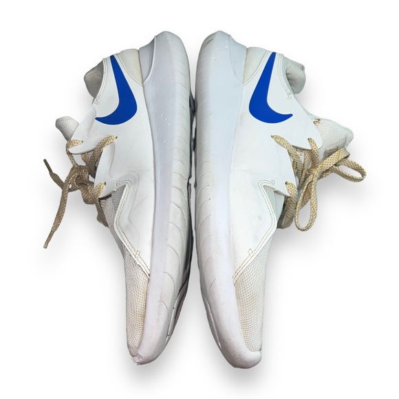 Nike Men's Tessen Running Shoes White / Blue Athletic Sneakers Size 13 - Picture 11 of 13